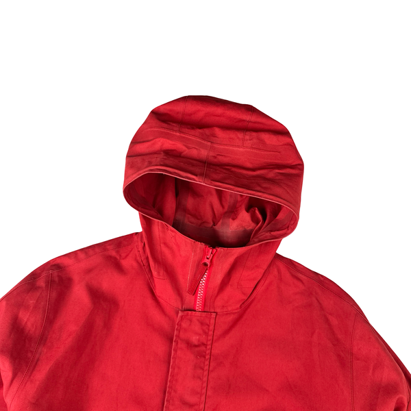 Stone Island 2014 Red 3L Ghost Performance Cotton Jacket - XXL