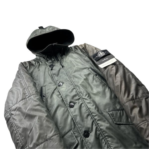Stone Island Thermo Reflective Hooded Parka Jacket - Large