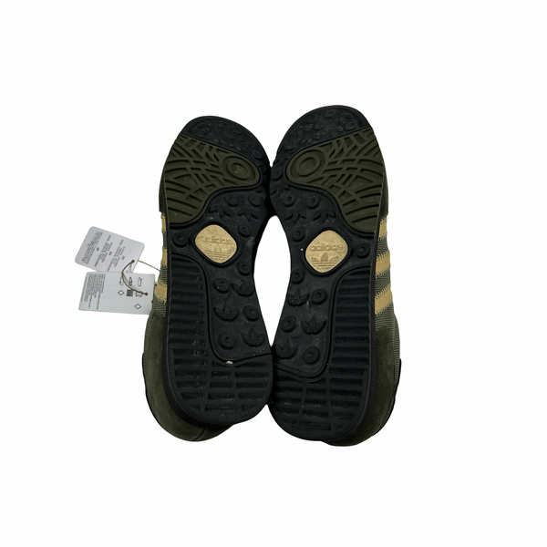 CP Company x Adidas Green/Black Samba Trainers - UK 10.5