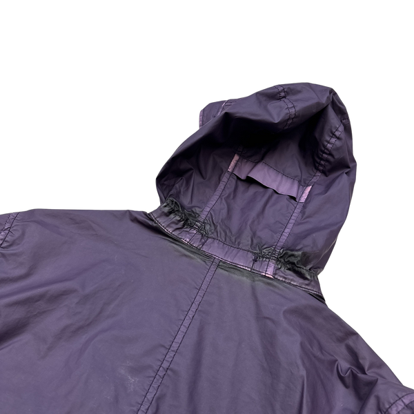 Stone Island 2015 Purple Mussola Gommata Jacket - Small