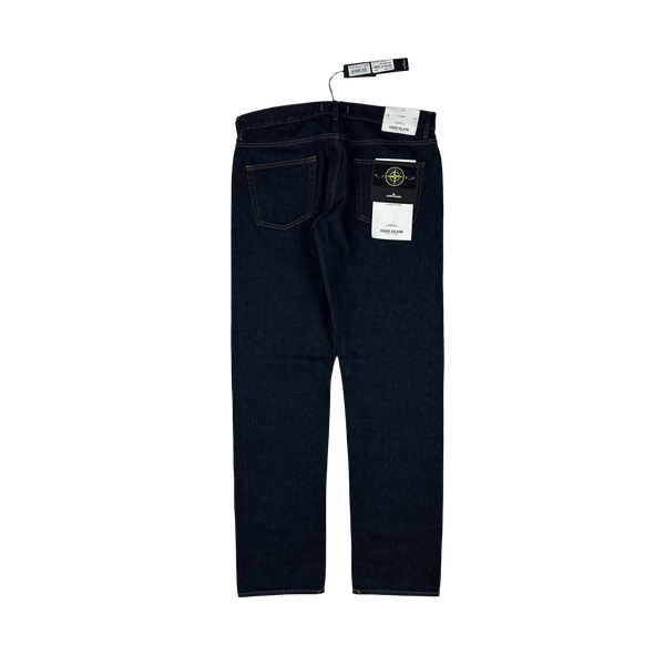 Stone Island 2018 Regular Fit Dark Denim Jeans - 34"