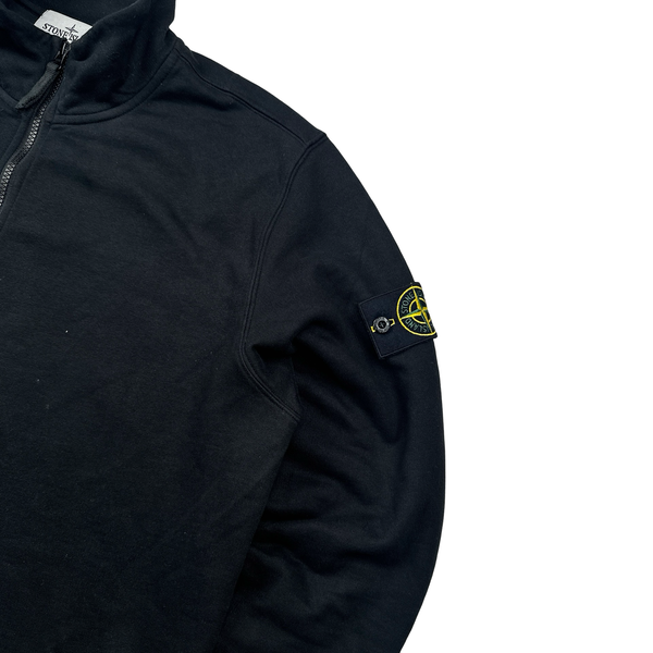 Stone Island 2023 Black Quarter Zip Jumper - XL