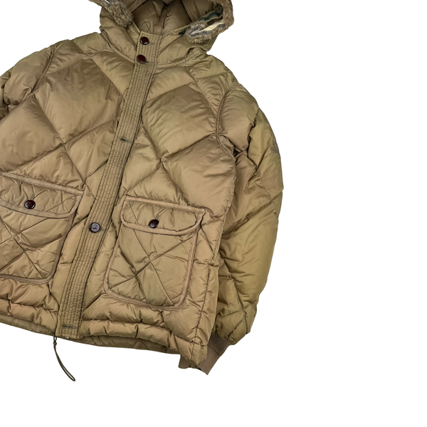 CP Company Vintage Piuma Doca Down Fur Hood Jacket - Small