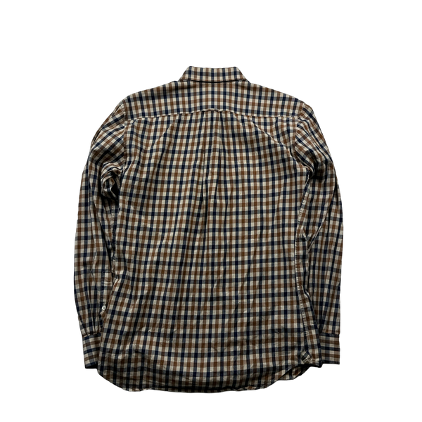 Aquascutum Classic Checked Shirt - Small