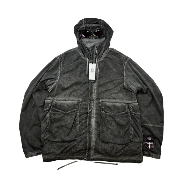 CP Company x Palace Grey Nylon La Mille Goggle Jacket - XL