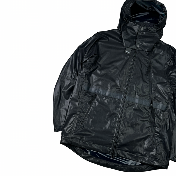 Stone Island 2024 Metallic Run Proof Nylon Mesh Hooded Jacket - Small