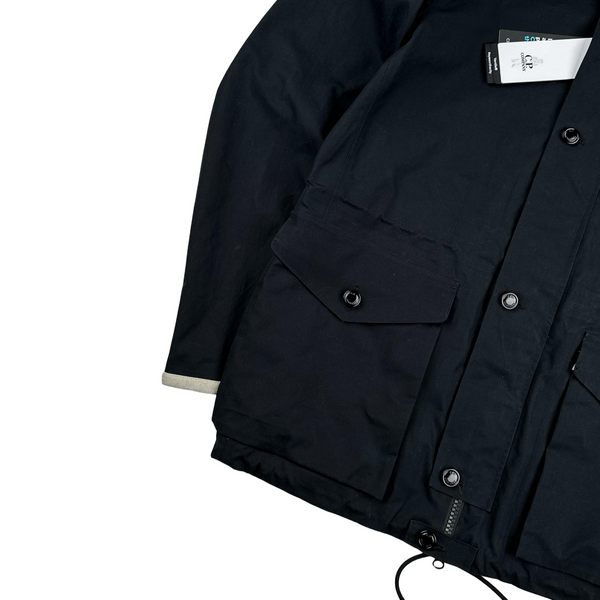 CP Company Black Ventile Goggle Jacket - Medium
