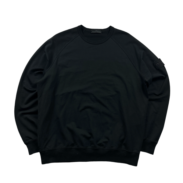 Stone Island 2021 Black Ghost Crewneck Sweatshirt - XL