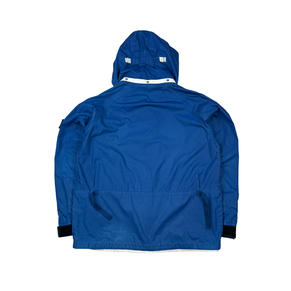 Stone Island 2011 Rare Archive Blue Reflective Jacket - XL