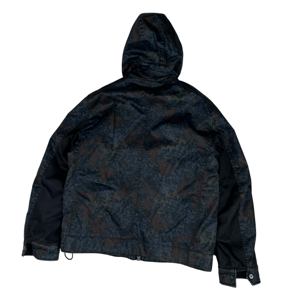 Stone Island Raso Gommato 2013 Camo Print OVD Jacket - XL