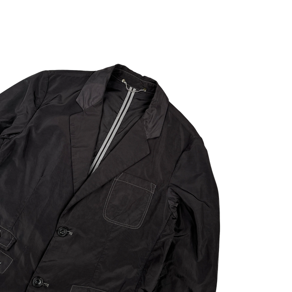 CP Company Charcoal Grey Nylon Blazer - Large