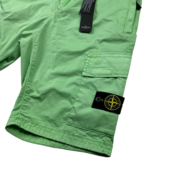 Stone Island 2021 Lime Green Cargo Shorts - Age 12