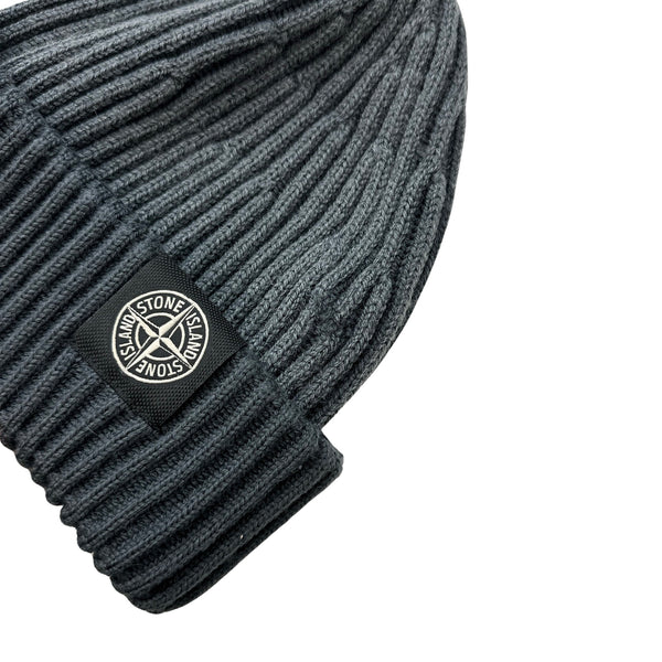 Stone Island 2013 Grey Two Tone Beanie Hat