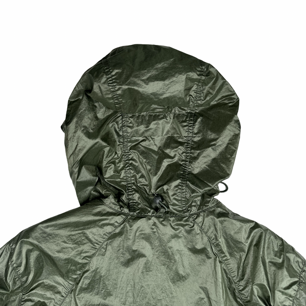 Canada Goose Dark Sage Lightweight Packable Nylon Hooded Jacket - Large