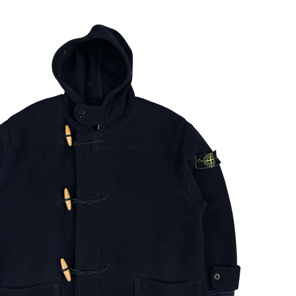 Stone Island 1988 Blue Montgomery Duffle Coat - Small