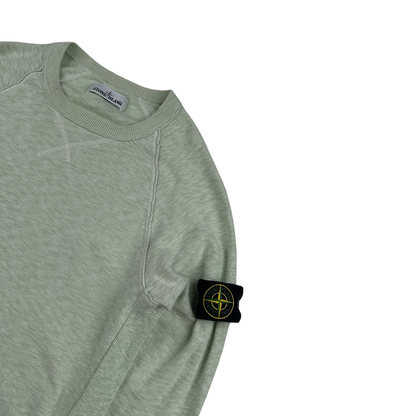 Stone Island 2018 Mint Marl Crewneck Sweatshirt - Medium