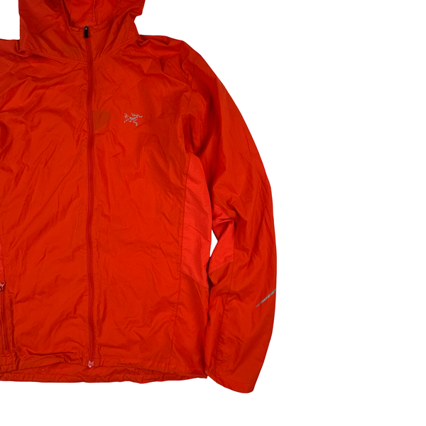 Arcteryx Orange Incendo Hoody Lightweight Zipped Jacket - Medium