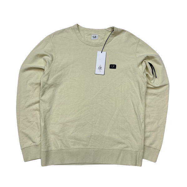 CP Company Yellow Lightweight Sweatshirt - Medium