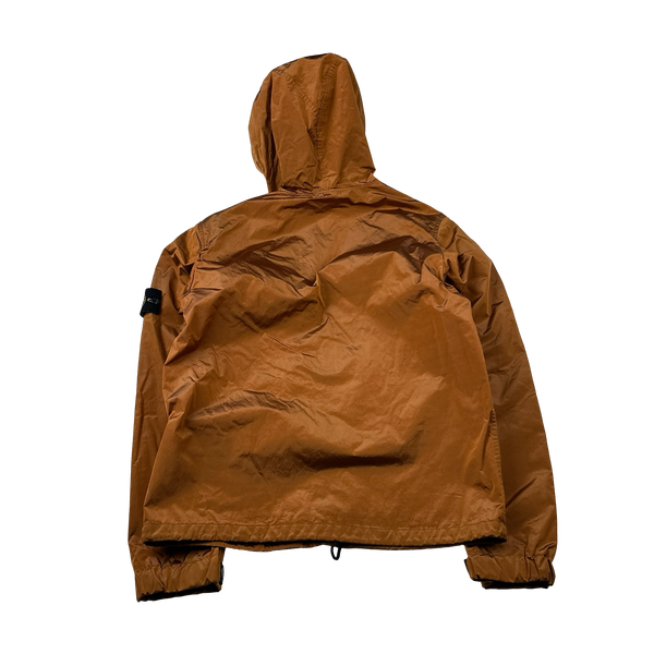 Stone Island 2008 Burnt Orange Nylon Metal Shimmer - Large