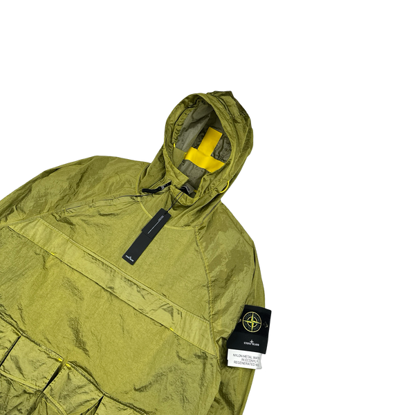 Stone Island 2023 Green Nylon Metal Watro TC Pullover Smock - Large