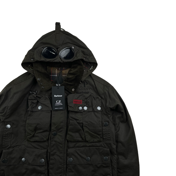 CP Company x Barbour Multi Pocket 500 Mille Waxed Jacket - XS