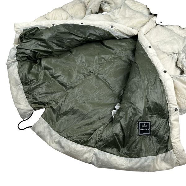 Stone Island 2009 Opaque Nylon Tela Down Jacket - Large