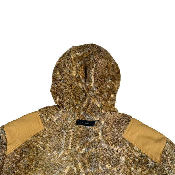 ACG Nike X Supreme Full Face Hood Pullover Snake Skin Print Fleece Jumper - XL