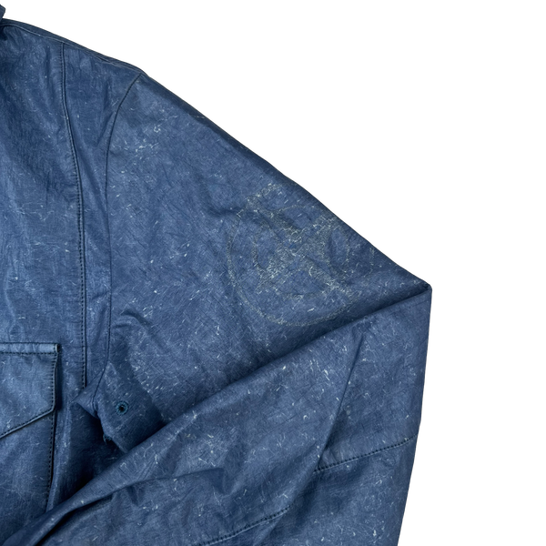 Stone Island 2001 Paul Harvey Laminated Webbing Coach Jacket - Large