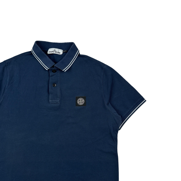 Stone Island 2013 Blue Polo Shirt - Large