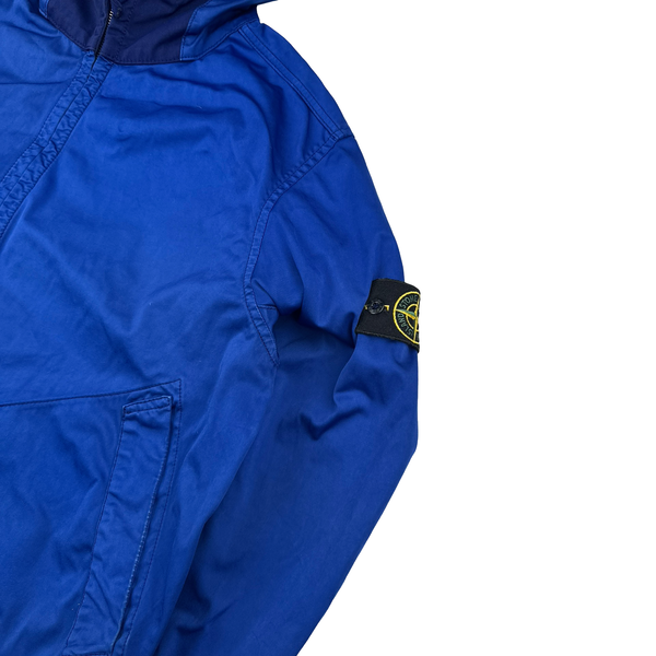Stone Island Blue David Jersey TC Hooded Jacket - XXL
