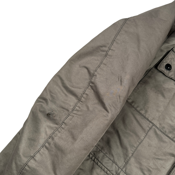 Stone Island Dark Beige David TC Military Jacket - Medium