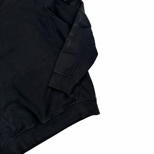 Stone Island Supreme 2014 Black Cotton Spellout Tracksuit Set - Large