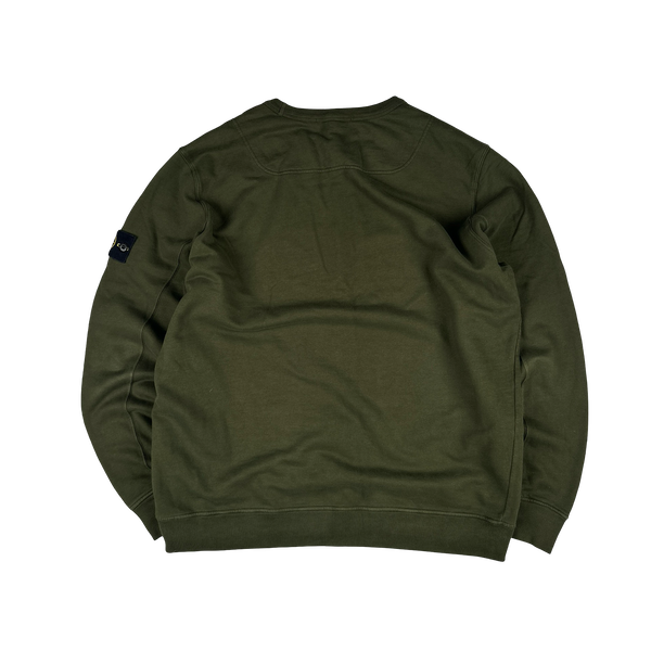 Stone Island 2023 Dark Green Crewneck Jumper - XXL
