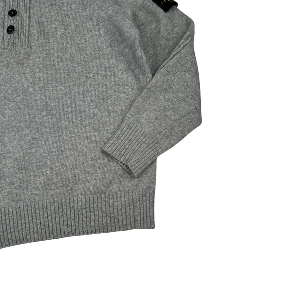 Stone Island 2012 Grey High Neck Pullover Knit - XL