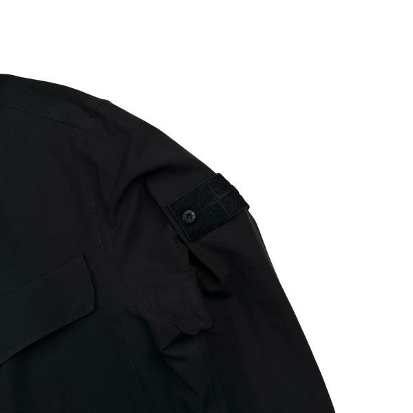 Stone Island 2016 Black Ghost Piece Water Repellent Wool Jacket - XL