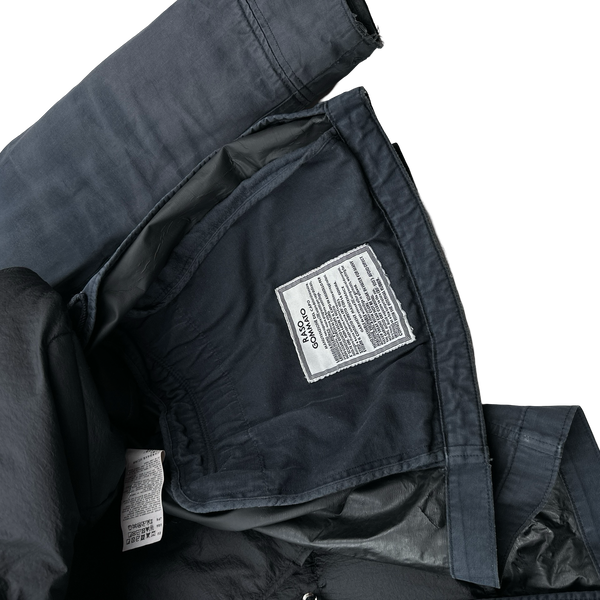 Stone Island 2010 Navy Raso Gommato Down Lined Jacket - Large