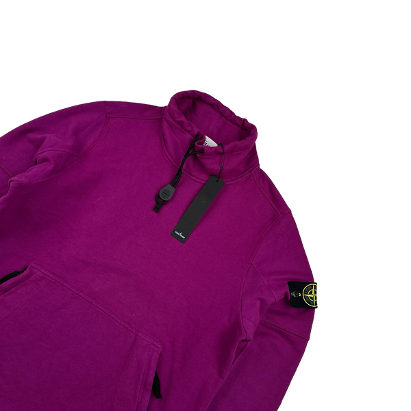 Stone Island 2018 Purple Pullover Jumper - Medium