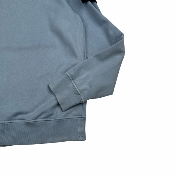 Stone Island 2022 Blue Crewneck Sweatshirt - Large