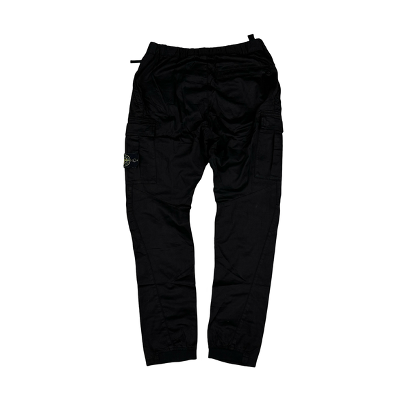 Stone Island 2017 RE T Black Cargo Trousers - Small