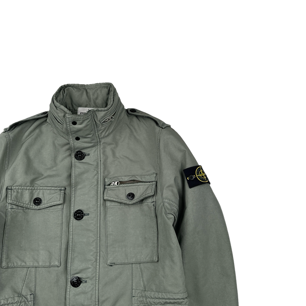 Stone Island 2014 Grey David TC Quilted Jacket - Medium