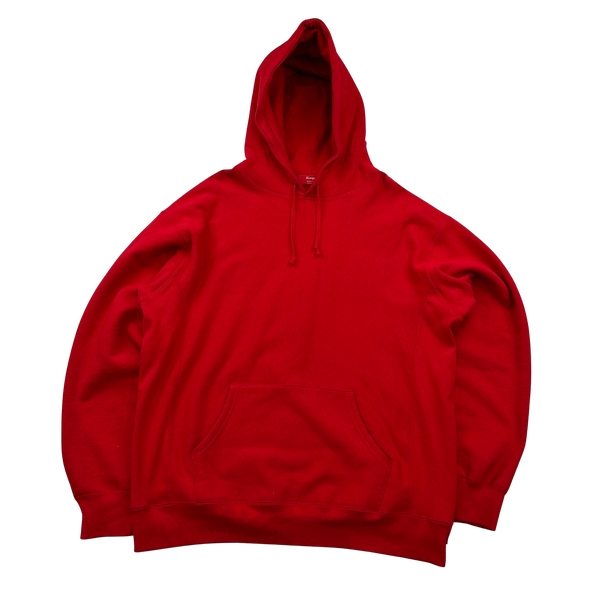 Supreme Red Studded Spellout Logo Hoodie - XL