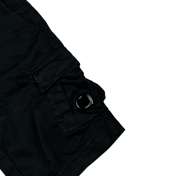 CP Company Black Cargo Shorts - 36"