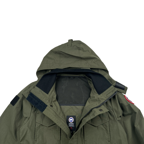 Canada Goose Dark Sage Voyager Nylon Hooded Jacket - Small