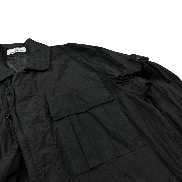 Stone Island 2019 Nylon Metal Watro Ripstop Long Jacket - Large