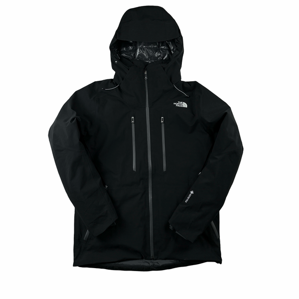 North Face Black Waterproof Primaloft GoreTex Jacket - Large