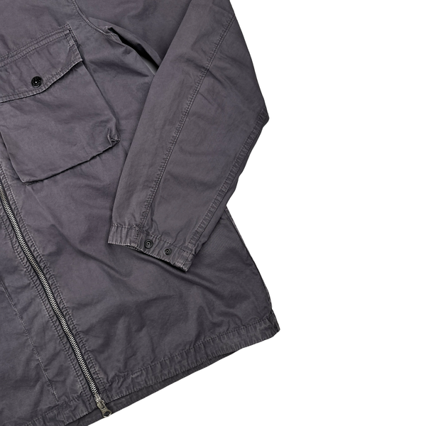 Stone Island 2019 Lilac Cotton Overshirt - Large