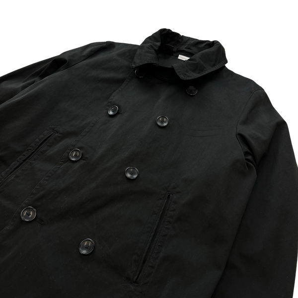 Ten C David TC Double Breasted Pea Coat Waterproof Jacket - Large
