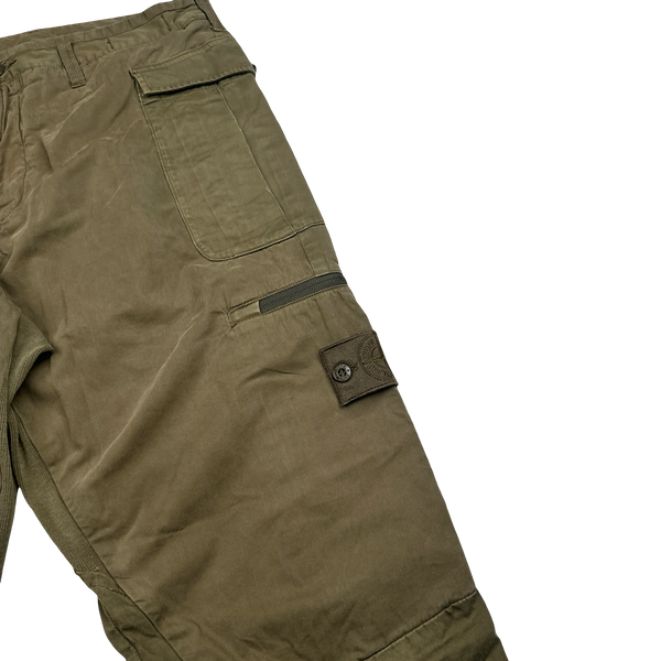 Stone Island 2017 RE T Khaki Ghost Cargo Trousers - 34"
