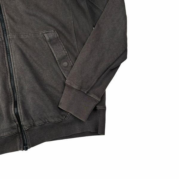 Stone Island 2014 Brown Zipped Hoodie - XL