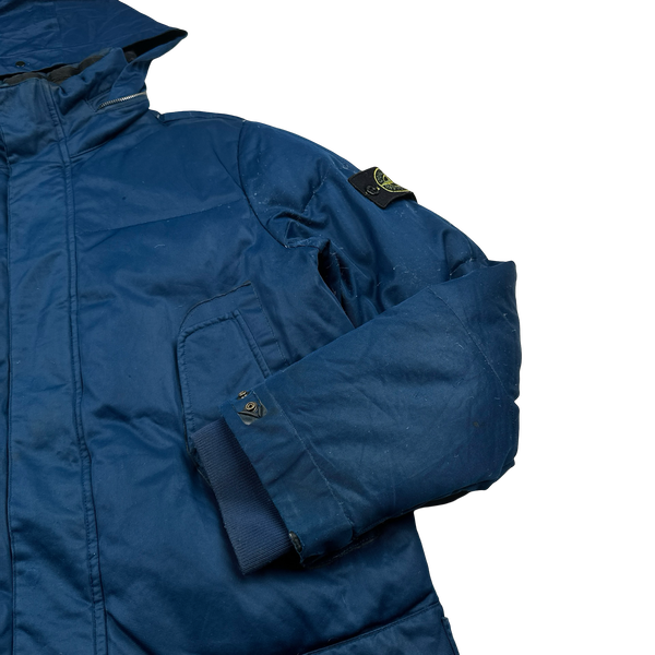Stone Island 2009 Blue Weatherproof Down Filled Jacket - Medium